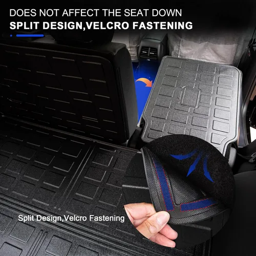 Miniatura 3 de Rongtaod Tapete de carga compatible con Ford Escape 2020-2024 2025, alfombrilla de carga, forro de carga, protector de asiento trasero, accesorios