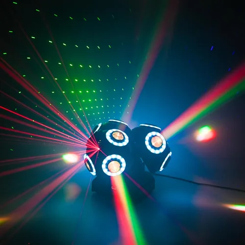 Luz LED de cabeza móvil para DJ, haz giratorio, luces de escenario, foco puntual, iluminación para eventos, control de sonido, Dmx512, DJ, KTV,