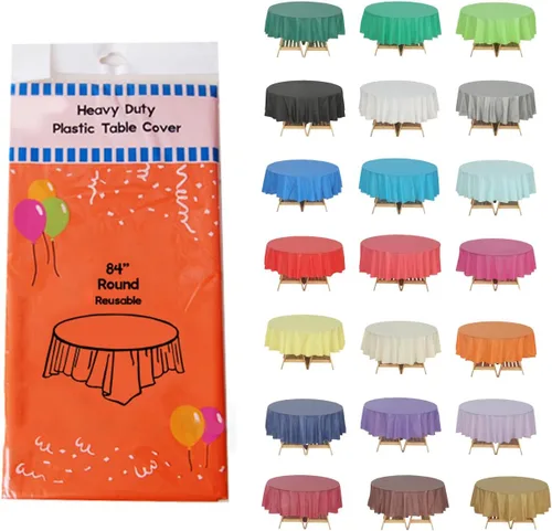 Miniatura 29 de Evershine - Mantel de plástico resistente (reutilizable, 12 unidades)