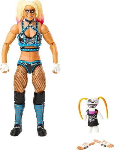 Mattel WWE Elite Collection - Figura de acción y accesorios, serie #97 Alexa Bliss de 6 pulgadas coleccionable con 25 puntos de articulación y manos