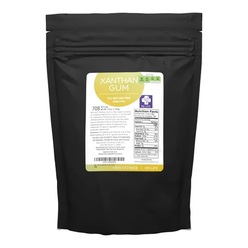 Miniatura 7 de MD. Life - Goma de mascar xantana para hornear Keto, 8 onzas, polvo de goma de xantano 100% natural, apto para dieta cetogénica y sin gluten, sin