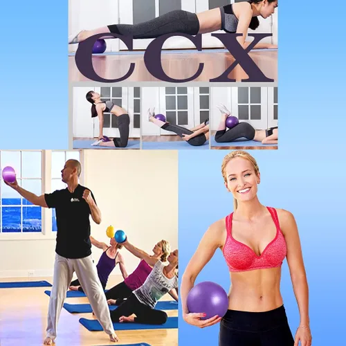 Miniatura 5 de Mini pelotas de yoga de 9 pulgadas para ejercicios de Pilates Terapia Balanceo Micropore Ball Barre Equipo para entrenamiento de estabilidad