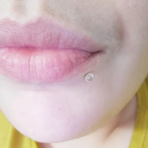 Miniatura 3 de D.Bella Pendientes de plástico – Aretes transparentes para cartílago y hélix tragus – 0.236 in, 0.315 in, 0.394 in Empuje en barra de -0.315 in