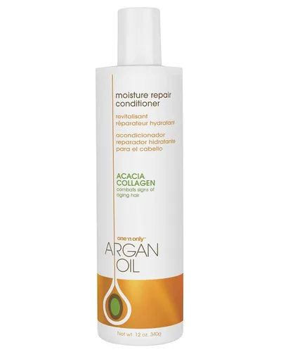 One 'n Only Acondicionador reparador de humedad de aceite de argán, ayuda a desenredar y suavizar la cutícula del cabello dañada para mejorar la