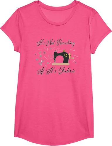 Miniatura 19 de It's Not Hoarding If Its - Camiseta de costura para acolchado, Blanco, S