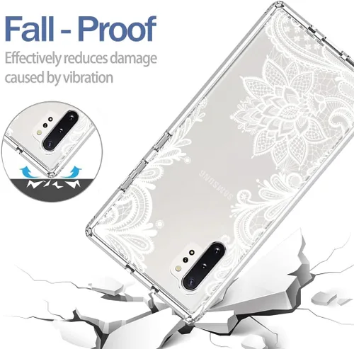 Miniatura 7 de Funda para Galaxy Note 10 Plus/Note 10+ 5G N975U con protector de pantalla de vidrio templado, funda protectora de cuerpo completo