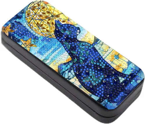 Leatrice Kits de arte de diamantes 5D para adultos, kit de pintura de diamantes pequeños, pintura de gemas por Diamonds Dots DIY para mujeres Cat D