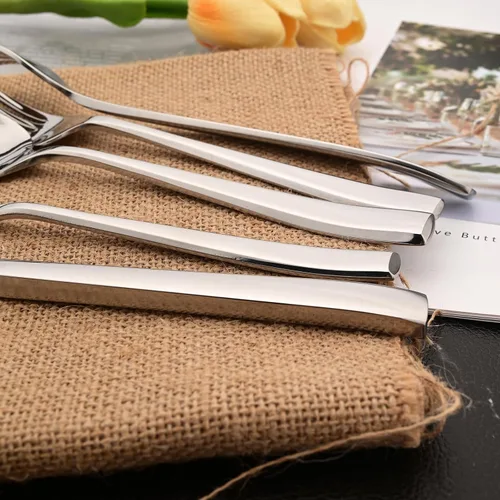 Miniatura 5 de Cucharas de cena de acero inoxidable 18/10, cucharas plateadas para comer sopa, cereales, cuchara de comida para uso diario