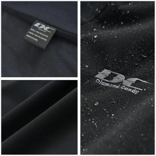 Miniatura 4 de Chaqueta de lluvia Diamond Candy para mujer, con diseño para senderismo, impermeable y ligera, con capucha