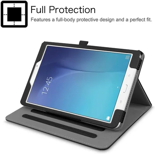 Miniatura 4 de Fintie Funda para Samsung Galaxy Tab E 9.6 2015 (modelo SM-T560/T561/T565/T567), protección de esquina multiángulo con soporte de visualización