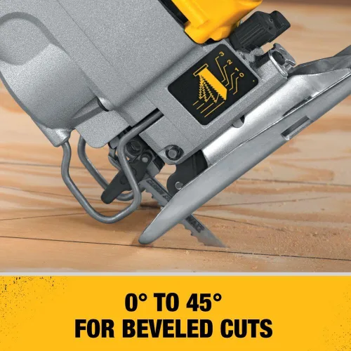 Miniatura 4 de DEWALT Sierra de calar, mango superior, 5.5 amperios, con cable (DW317K), color amarillo