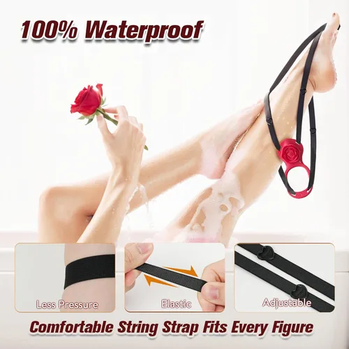 Miniatura 6 de ZOOPLOU BDSM - Vibrador portátil con control remoto para parejas, mujeres, adultos, juguetes sexuales para hombres, manos libres, vibrador de Rojo