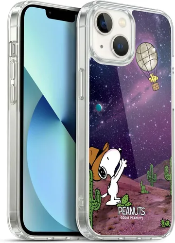 Miniatura 128 de Head Case Designs Funda de gel con licencia oficial de Peanuts Nebula Cactus Needles Snoopy Space Cowboy [protección de grado militar] compatible