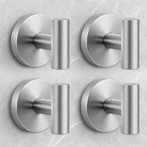 Ganchos de ducha WingWider para dentro de la ducha, ganchos para toallas extraíbles y reutilizables sin perforación para baño, ganchos de ventosa