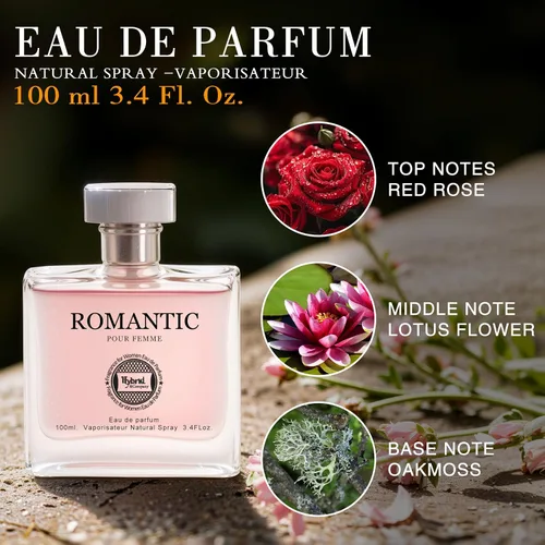 Miniatura 7 de Hybrid & Company Mujer 4 unids Belleza Rosa Cambio París Mujeres Romántico Pour Femme Perfume Natural Spray Fresco Fragancia
