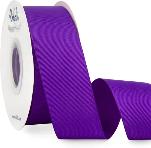 Miniatura 25 de Ribbli - Cinta de grogrén rosa perla, 1-1/2 pulgadas x 25 yardas continuas, uso para lazos DIY, accesorios para el cabello, envoltura de regalos