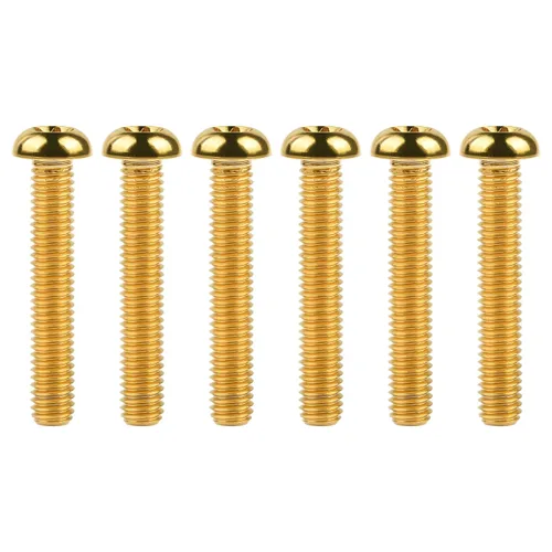 Miniatura 16 de Cabeza de botón de titanio Torx M5 M6 M8 x10 12 15 20 25 30 35 1.575 in para bicicleta, motocicleta, automóvil, tornillos paquete de 6