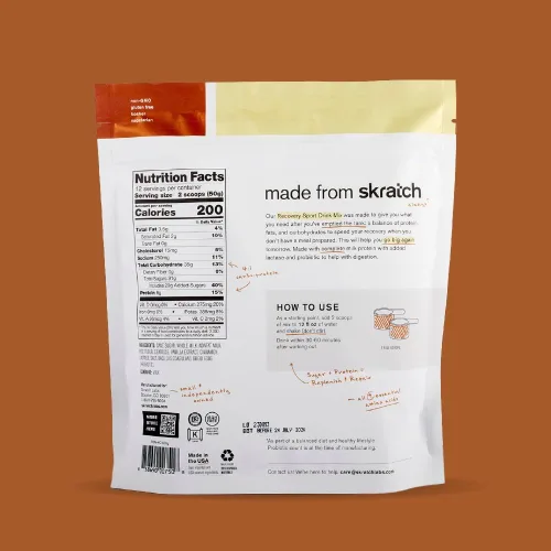 Miniatura 3 de Skratch Labs Mezcla de bebida de recuperación después del entrenamiento con horchata, (21.2 onzas, 12 porciones) con proteína de leche completa
