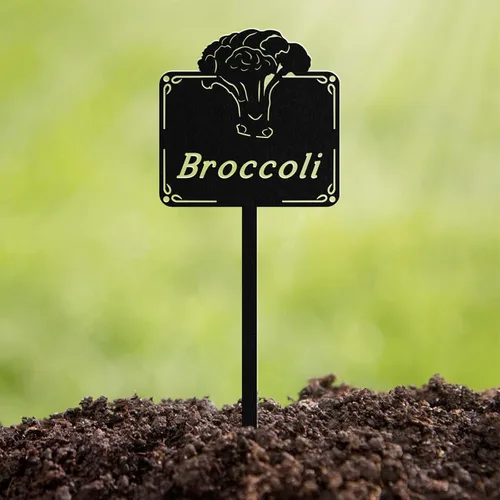 Etiquetas de metal para semillas y plantas, marcas de plantas para plantas de semillero, etiquetas de plantas para macetas, letreros de jardín para