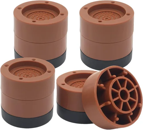 Miniatura 12 de 4 juegos de elevadores redondos negros para muebles, elevadores de cama resistentes, altura de 1 pulgada, 2 pulgadas, 3 pulgadas, elevadores de cama