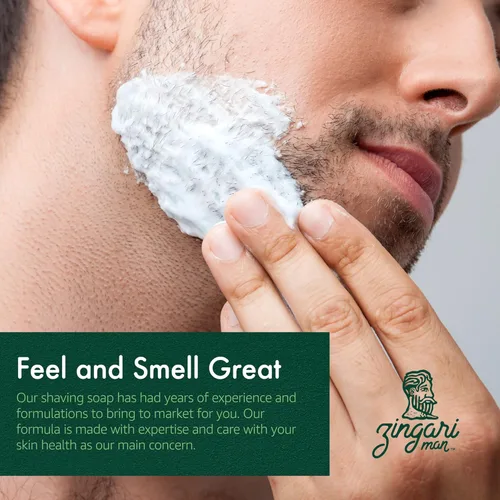 Miniatura 6 de Zingari Man - Jabón de afeitar The Navigator - Accesorios de aseo suave para hombres - Crema súper fuerte sin golpes y loción apretada para la piel