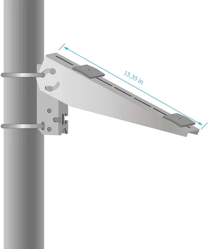 Miniatura 3 de Newpowa Soporte de montaje ajustable de ángulo universal, poste de brazo único, soportes de pared y tierra hasta 35 W panel solar