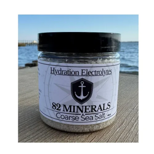 Sal marina gris francesa de 82 minerales | Sel Gris grueso cosechado a mano de 4 onzas | Sal de acabado mineral y electrolito