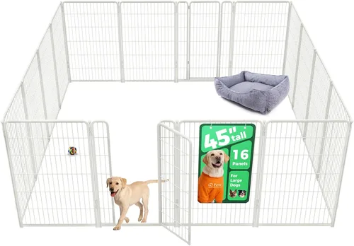Miniatura 33 de FXW Homeplus Unleashed Corralito para Perros de Interior - Juego Sin Estrés y Seguro, Resistente de 24 Pulgadas 4 Paneles Corral para Cachorros