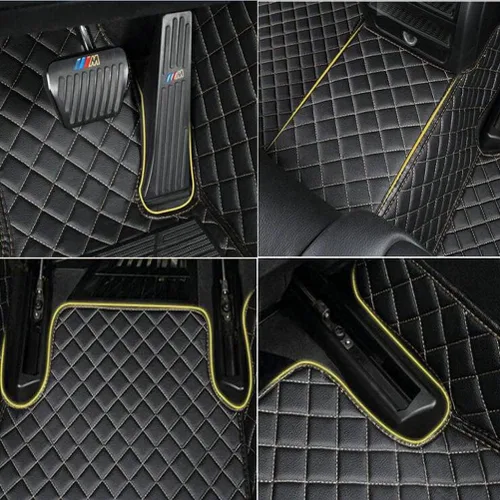 Miniatura 3 de Alfombras para todo tipo de clima de TAHALI - Alfombrillas impermeables, antideslizantes, de cuero para automóviles, SUV, camiones - Proteja