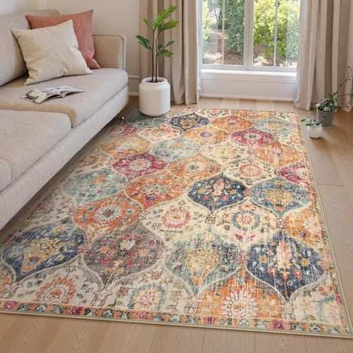 Miniatura 15 de Lahome - Alfombra de marroquí tejida, alfombra para cocina, pasillo, antideslizante, pasillo para entrada, pasillo de lavadero, dormitorio, 274 x