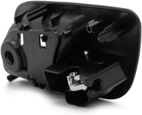 Miniatura 7 de Para GMC Yukon XL 1500 Manija de puerta interior trasera, bisel negro del lado del conductor con palanca cromada 2007-2014 Recorte: SLE/SLT/Denali
