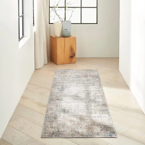 Miniatura 9 de Calvin Klein CK022 Infinity Abstract Blue Multicolor 9 x 12 pies, fácil de limpiar, no se desprende, para dormitorio, sala de estar, comedor, cocina