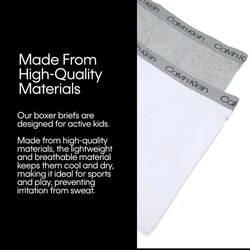Miniatura 6 de Calvin Klein Paquete de 4 calzoncillos tipo bóxer para niño