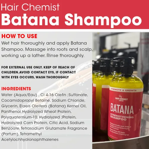Miniatura 6 de Hair Chemist Batana Champú Fortalecimiento 33.8 oz. - Champú Fortalecimiento Batana