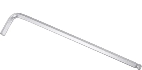 uxcell Llave hexagonal de extremo de bola de 1/4", herramienta de reparación de brazo largo en forma de L 40Cr, tamaños SAE