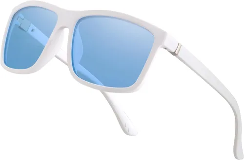 Miniatura 20 de Gafas de sol polarizadas deportivas para hombre, gafas de marco cuadrado NP1007