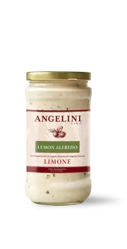 Gino Angelini Salsa para pasta - LIMONE, Alfredo de limón, 15 onzas, paquete de 2