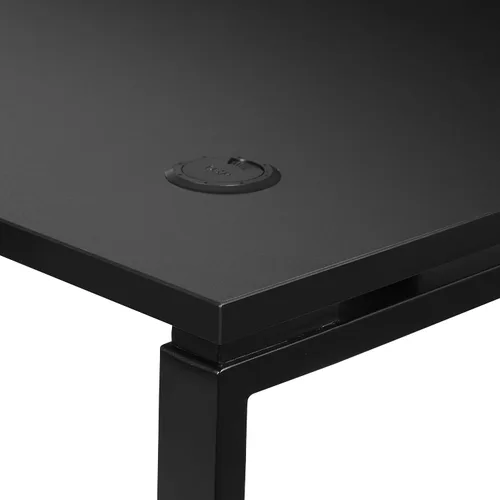 Miniatura 8 de OSP Home Furnishings Prado - Escritorio para oficina en casa, 60 pulgadas de ancho x 42 pulgadas de alto, color negro