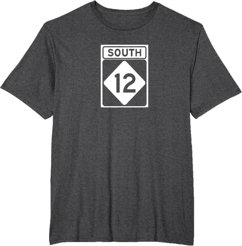 Miniatura 62 de Highway 12 South NC Outer Banks North Carolina Hwy - Camiseta, Negro, S