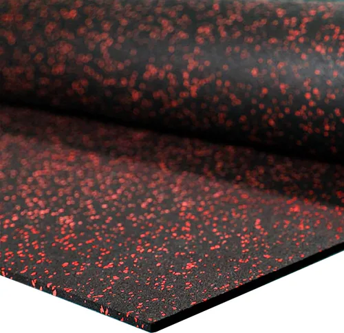 Miniatura 2 de Rollo de piso de goma resistente de 1/4" de espesor de Floor Inc Tapetes de piso de goma reciclada flexibles para gimnasio en casa Tapete