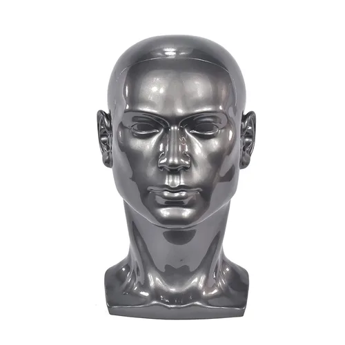 Miniatura 5 de Maniquí de plástico con cabeza de maniquí realista para hombre