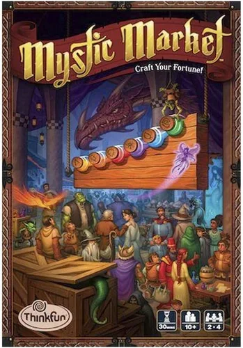ThinkFun Mystic Market Strategy - Juego de cartas para 2-4 jugadores, edades +10, un emocionante juego rápido, perfecto tanto para familias como