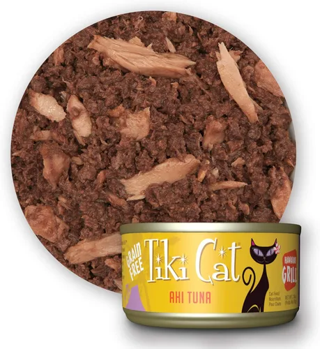 Miniatura 10 de Tiki Cat Grill - Alimento húmedo para gatos, paquete variado, latas de 2.8 onzas (12 unidades)