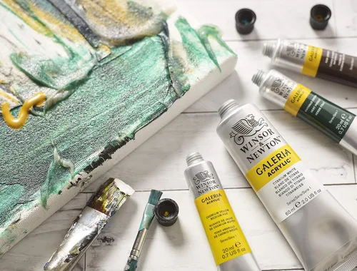 Miniatura 5 de De Galería Winsor & Newton: Tubo de color acrílico Umber crudo