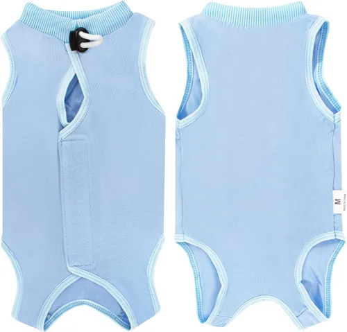 Miniatura 6 de Traje de recuperación para gatos para heridas abdominales o enfermedades de la piel, mameluco de gato para gatos después de la cirugía, traje