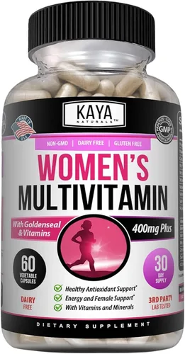Miniatura 10 de Kaya Naturals Multivitamínico, antioxidante saludable en general y apoyo inmunológico, vitaminas A, D, C, E, biotina, ácido fólico y multimineral