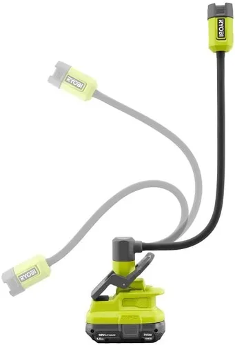 Miniatura 2 de RYOBI Luz de abrazadera LED flexible inalámbrica ONE+ de 18V PCL665 La batería y el cargador se venden por separado