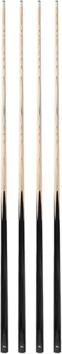 HMQQ Taco de billar de una pieza de 58" con punta de cuero de 13MM, peso 20OZ, taco de billar, juego de palos de billar de 4/juego de 6/juego de 8
