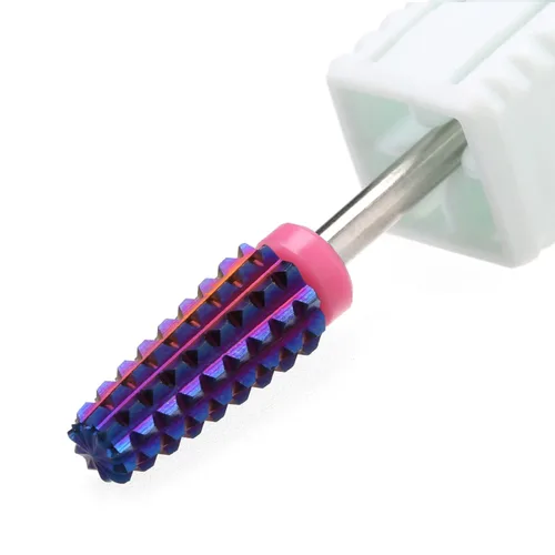 Miniatura 21 de Brocas para Taladro de Uñas 5 en 1, Rainow Rotación Bidireccional para Uso de Zurdos y Diestros, Eliminación Rápida de Acrílico o Gel Duro - Vástago