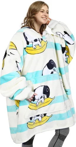 Miniatura 22 de Catalonia Sudadera con Capucha Manta Extragrande, Cómoda Sudadera Sherpa Usable, Regalo para Ella